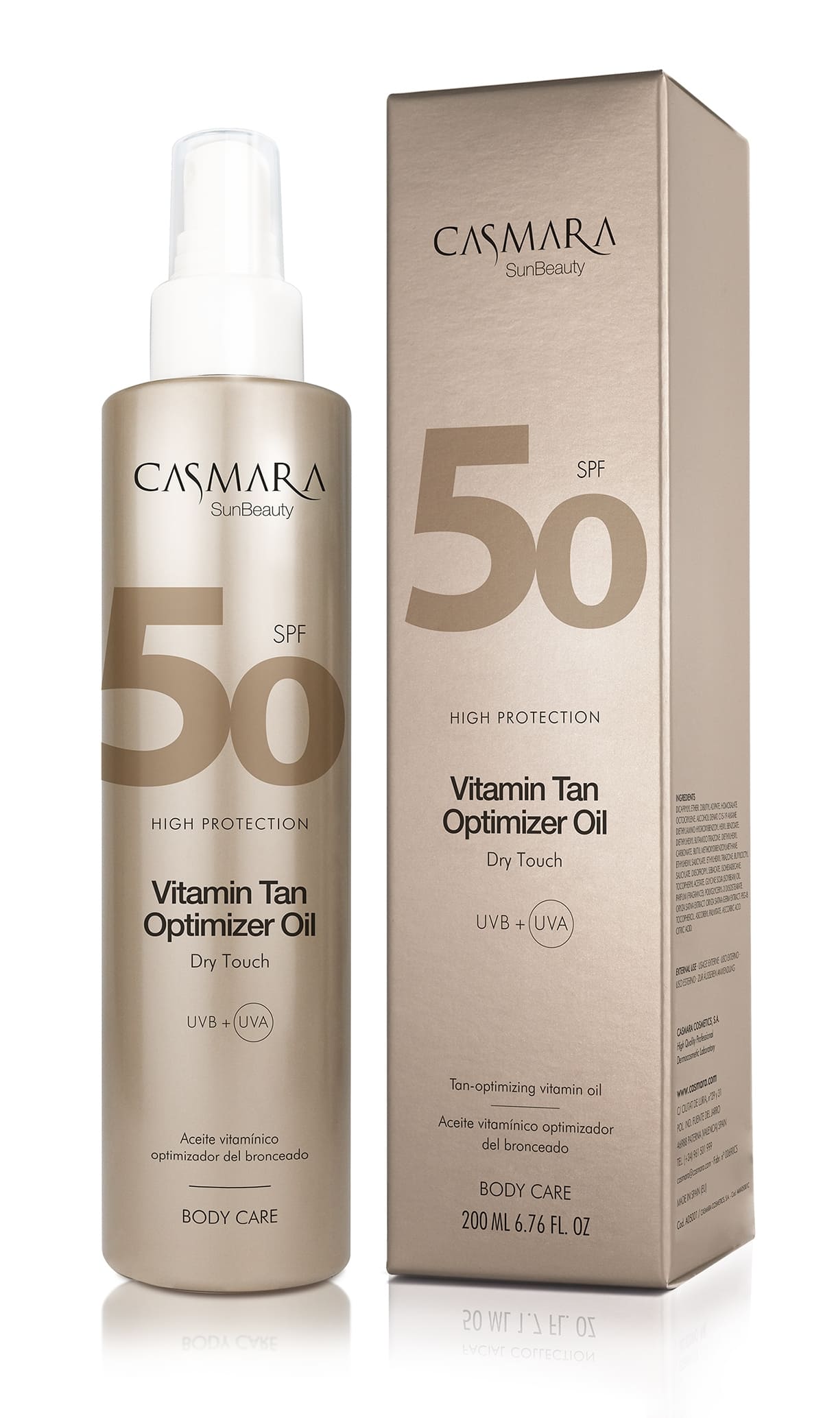 Protector solar CORPORAL vitamínico con FPS 50 - CASMARA