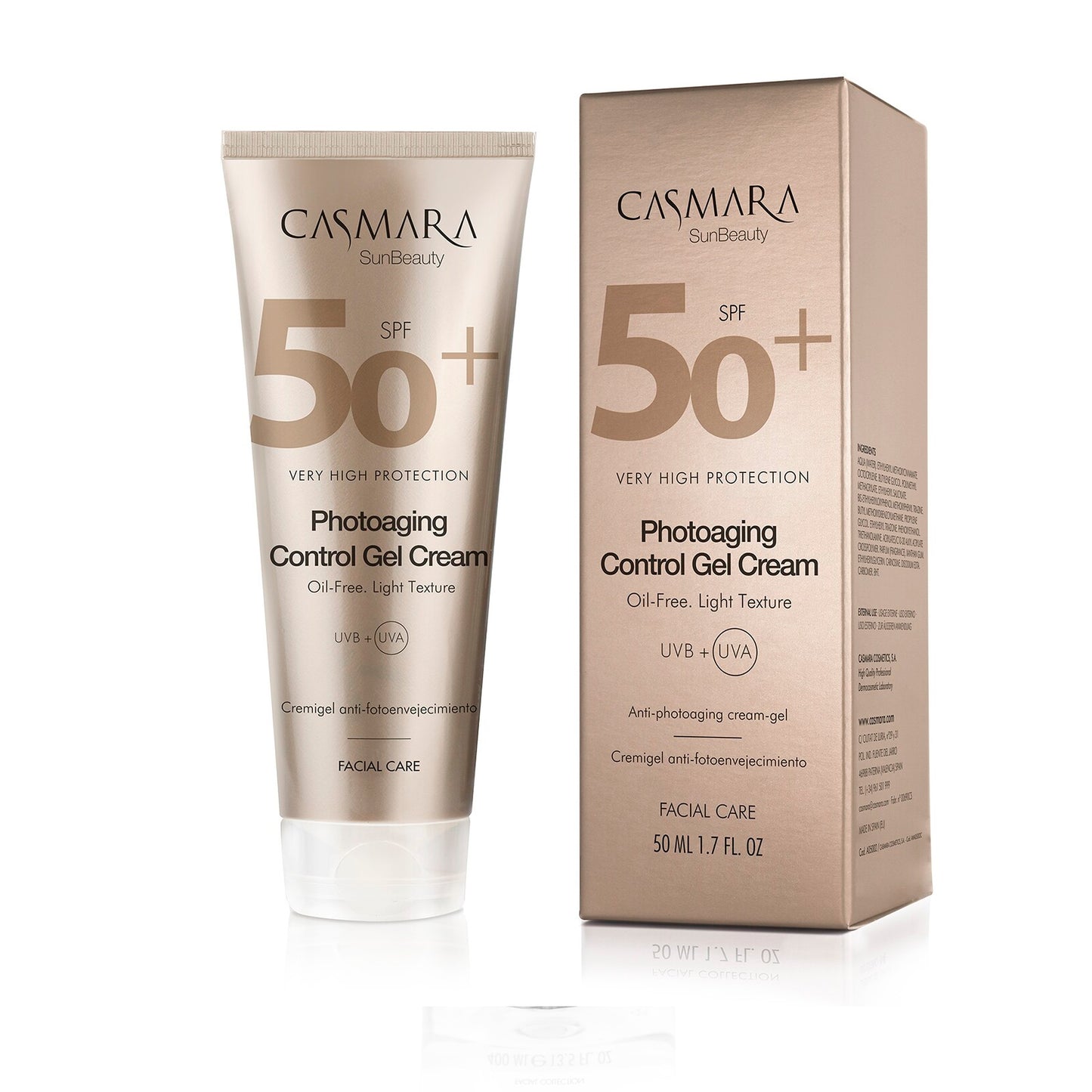 Crema protector solar facial FPS 50+ - CASMARA